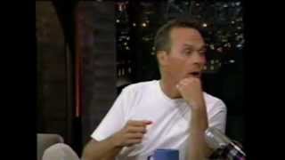 Late Show with David Letterman 1996  Michael Keaton and Ving Rhames with commercials [upl. by Sellihca]