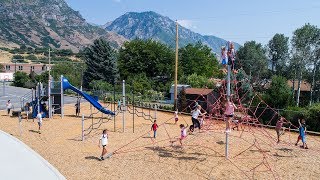 Edgemont Elementary School  Provo UT  Visit a Playground  Landscape Structures [upl. by Neleag289]