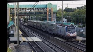 Leased Amtrak Locomotives on MARC Trains [upl. by Longmire326]