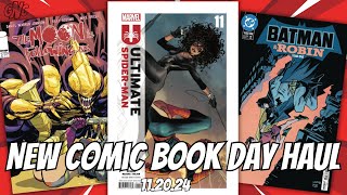 New Comic Book Day Haul  112024  SpiderMan Batman amp Robin The Moon is Following Us amp More [upl. by Cristian]