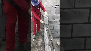 Teaching construction work with blocks new shorts blockworkblockworks explore explorepage diy [upl. by Auqenat375]