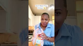 Stop washing your chicken 🫣 [upl. by Ainak]