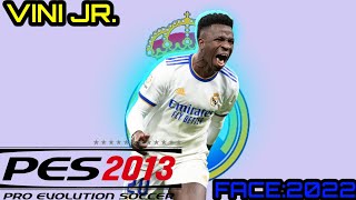 Como fazer vinicius Jr Real Madrid Brasilno PES 2013 vinijr😈 [upl. by Masry]