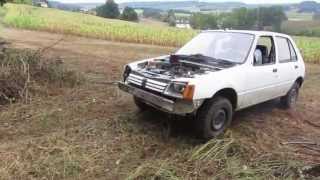 Peugeot 205 Offroad  Pneus Malatesta Kobra Trac [upl. by Horvitz]