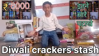 Biggest Diwali cracker Stash 2024😄 Crackers review [upl. by Flip673]