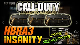 Advanced Warfare  HBRa3 InsanitySupply Drop Opening Live Reaction [upl. by Harutak]