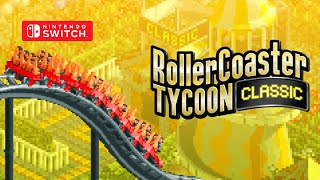 RollerCoaster Tycoon Classic Gameplay Nintendo Switch [upl. by Mcnally]