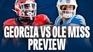 Georgia VS Ole Miss Highlights Catch Up On All The Big Moments From The Rebels Upset [upl. by Shotton]