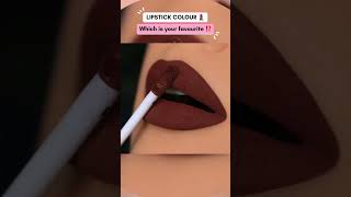 Cool lipstick shades 😍❤️💄 lipstick shorts [upl. by Hsemar]