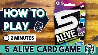 How To Play 5 Alive in 2 minutes [upl. by Cleodel240]