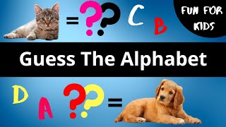 Guess the Alphabet Game  Best Game for Kids to Learn Alphabets  Phonics Alphabet Games  English [upl. by Karab]