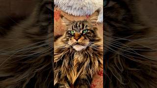 Meet the Majestic GreenEyed Gorgeous Maine Coon Cat  A Feline Beauty to Behold [upl. by Laira]