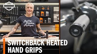 HarleyDavidson Switchback Heated Hand Grips Overview [upl. by Bred]