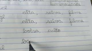 ✍🏻 Apostila 96  Escrita sílabas al el il ol ul [upl. by Sharai]