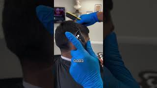 Steps on how I do a burst fadebarber hairstylist fade menshair education barbervideos [upl. by Adia]