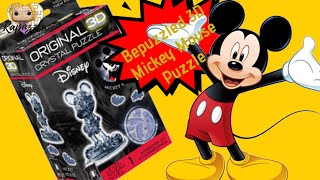 Bepuzzled 3D Crystal Puzzle Mickey Mouse Time Lapse [upl. by Sesylu615]