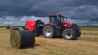 🚜🇮🇪 NEW KUHN FB3135 FILM WRAP BALER AT HURLEY AGRI SERVICES [upl. by Esilahc]