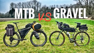 MTB vs Gravel Bike  Which is best for Bikepacking [upl. by Domash]