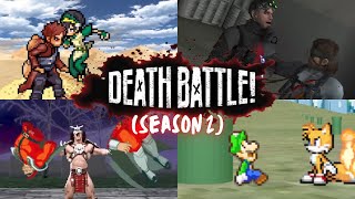 Todos Los KO En Death Battle Season 2 [upl. by Yuu]