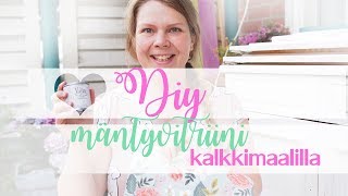 DIY Mäntyvitriinin maalaus kalkkimaalilla osa 4 Vahaus  ennen ja jälkeen kuvat [upl. by Dallas]