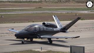 Cirrus Vision Jet SF50 G2 N50VG at Sabadell Airport [upl. by Giguere802]