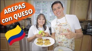 Como hacer Arepas con Queso [upl. by Gromme]