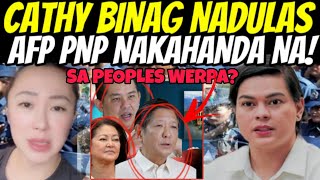 Cathy Binag nadulas alam daw ang afp at PNP na malapit na ang [upl. by Elatia]