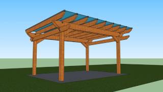 freestanding pergola [upl. by Kirch]