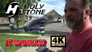 HOLY STONE 4K GPS DRONE HS710 FLIGHT TEST AND REVIEW  LGH [upl. by Esele507]