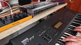 Behringer Multicom MDX4600 Yamaha SY77 Roland JU06 Behringer Crave FM7  Ambient Electronic Music [upl. by Cliff]