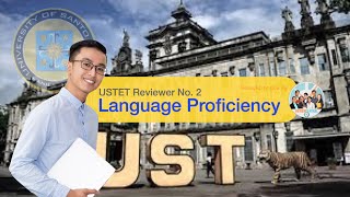 USTET Reviewer No 2 Language Proficiency  reviewcentral ustet ust freereviewer [upl. by Erodasi]