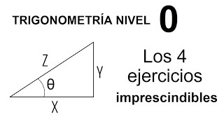 LA TRIGONOMETRÍA MÁS BÁSICA 4 Ejercicios [upl. by Waldon422]