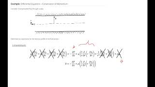 Differential Relations Example Problem  Conservation of Momentum 3 [upl. by Babita95]