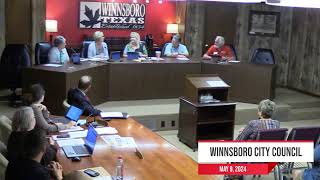 Winnsboro City Council [upl. by Hirschfeld618]