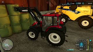 FS22  GRASSLANDS 22 20  LOADER WORK  BALES PART 1 [upl. by Eleira]