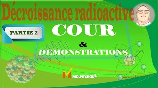 cour 2 décroissance radioactive décroissace radioactive coursnucleairephysique [upl. by Aisena]