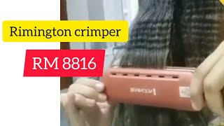 Best Hair Streightner For Biggeners Remengton Hair Crimper Best Curling Rod [upl. by Bernetta]