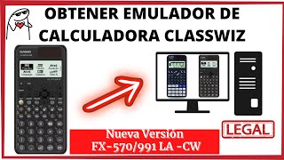 Cómo conseguir el EMULADOR de la Calculadora CLASSWIZ de CASIO desde Classpadnet [upl. by Selwin]