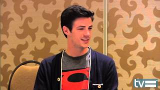 Grant Gustin Interview  The Flash CW [upl. by Latrell]