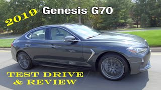 2019 Genesis G70 Test Drive amp Review [upl. by Oraneg]