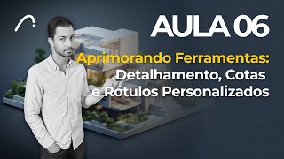 Archicad  Ferramentas de Detalhamento Texto Cotas e Rótulos Personalizados [upl. by Dorice]