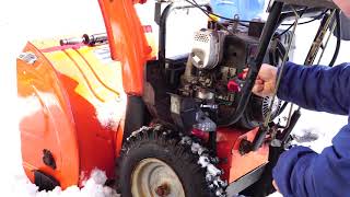 Snowblower idle surging simple fix [upl. by Dwight]