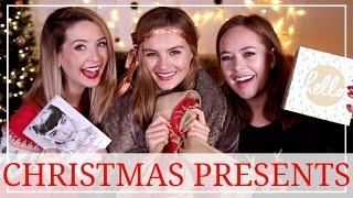 Opening Presents with Zoella amp Tanya Burr  Niomi Smart [upl. by Schertz]