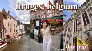 BRUGES BELGIUM TRAVEL VLOG  the most BEAUTIFUL place in belgium [upl. by Shanta]