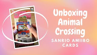 Unboxing Animal Crossing Sanrio Amiibo Cards Shorts [upl. by Ahsa]