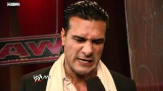 Raw Alberto Del Rio denies culpability in parking lot accident [upl. by Atinej702]