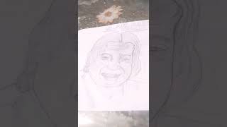 Dr APJ Abdul Kalam Ji drawingtrending sketch shorts sketchworld [upl. by Yllop]