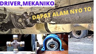 Check Center bearingCross Joint and Align Propeller Shaft [upl. by Juta635]