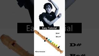 How to Play the Lady Gaga Bloody Mary Recorder Flute in Easy Steps Shorts [upl. by Imeon]