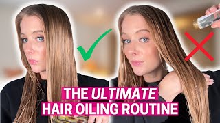 This Hair Oiling Routine TRANSFORMED My Hair How to Apply Hair Oil for Healthy Hair [upl. by Casavant]